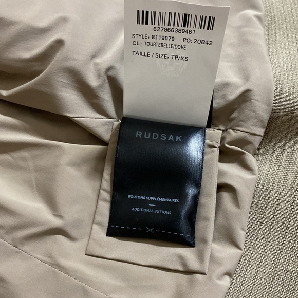 NWOT RUDSAK Motto Bomber Leather Jacket Size XS|TP - Picture 10 of 16